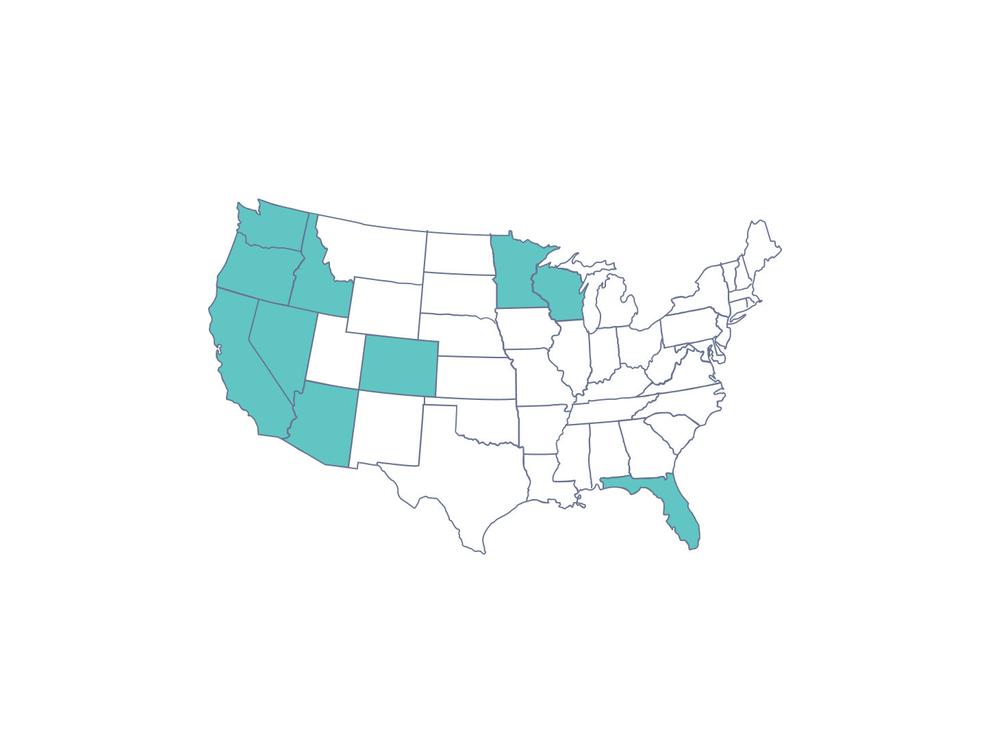 tulip locations service area map